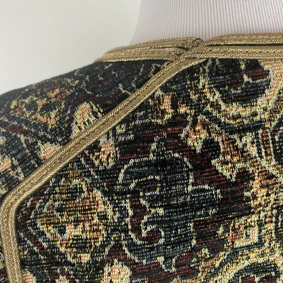 PER SE Carlisle Tapestry Jacket Cropped Blazer - Picture 8 of 9